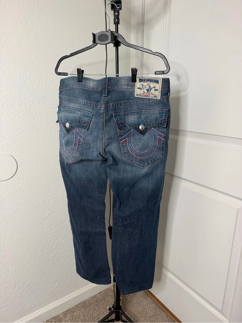 True Religion Men’s World Tour Straight Jeans Size 36